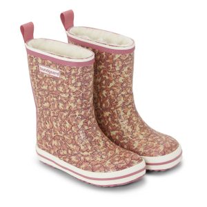 Bundgaard Classic Rubber Boot Winter Rose Mill with lining