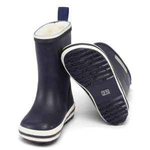 Bundgaard Classic Rubber Boot Winter Navy with lining