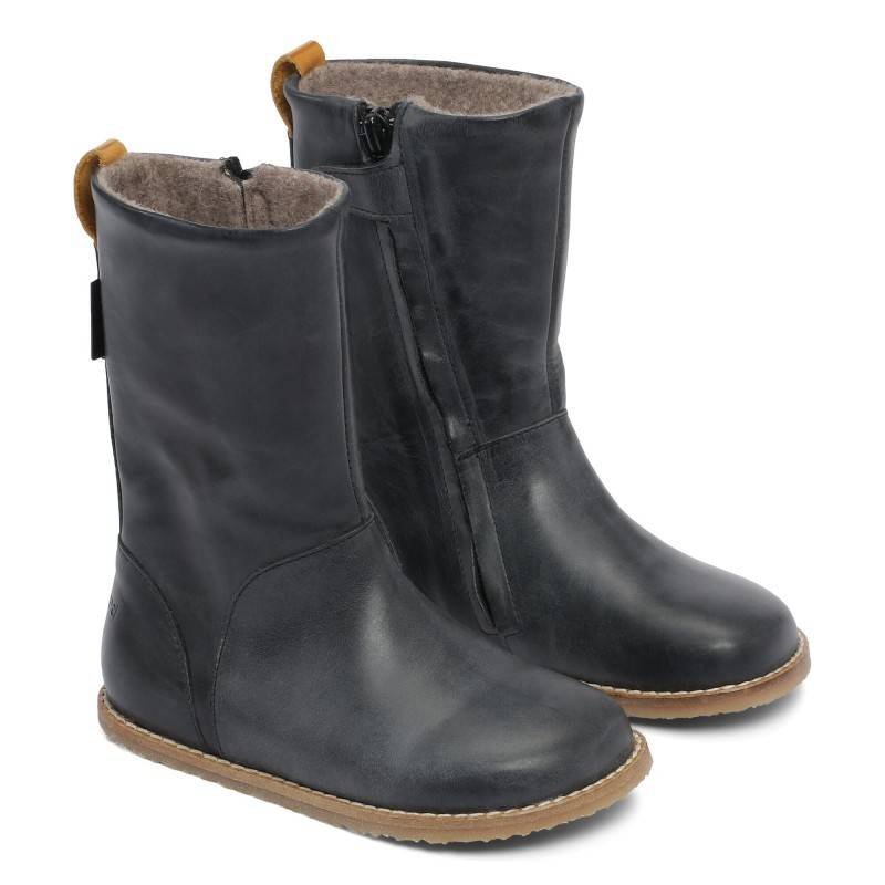 Bundgaard Selma Black/Yel winter boots with TEX membrane
