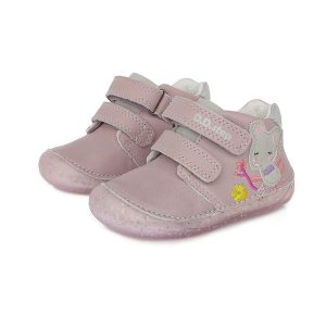 D.D.Step leather boots Mauve Mouse