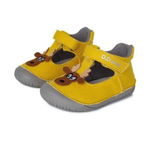 D.D.Step Canvas Sandals Yellow Moose