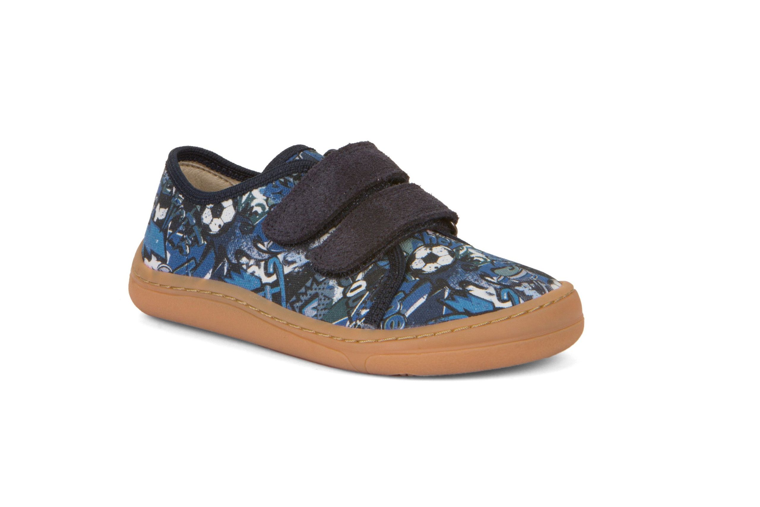 Froddo Barefoot Canvas sneakers Blue+ football