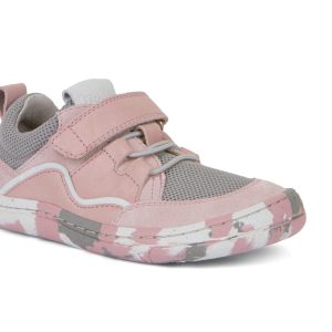 Froddo Barefoot Elastic Grey/Pink sneakers