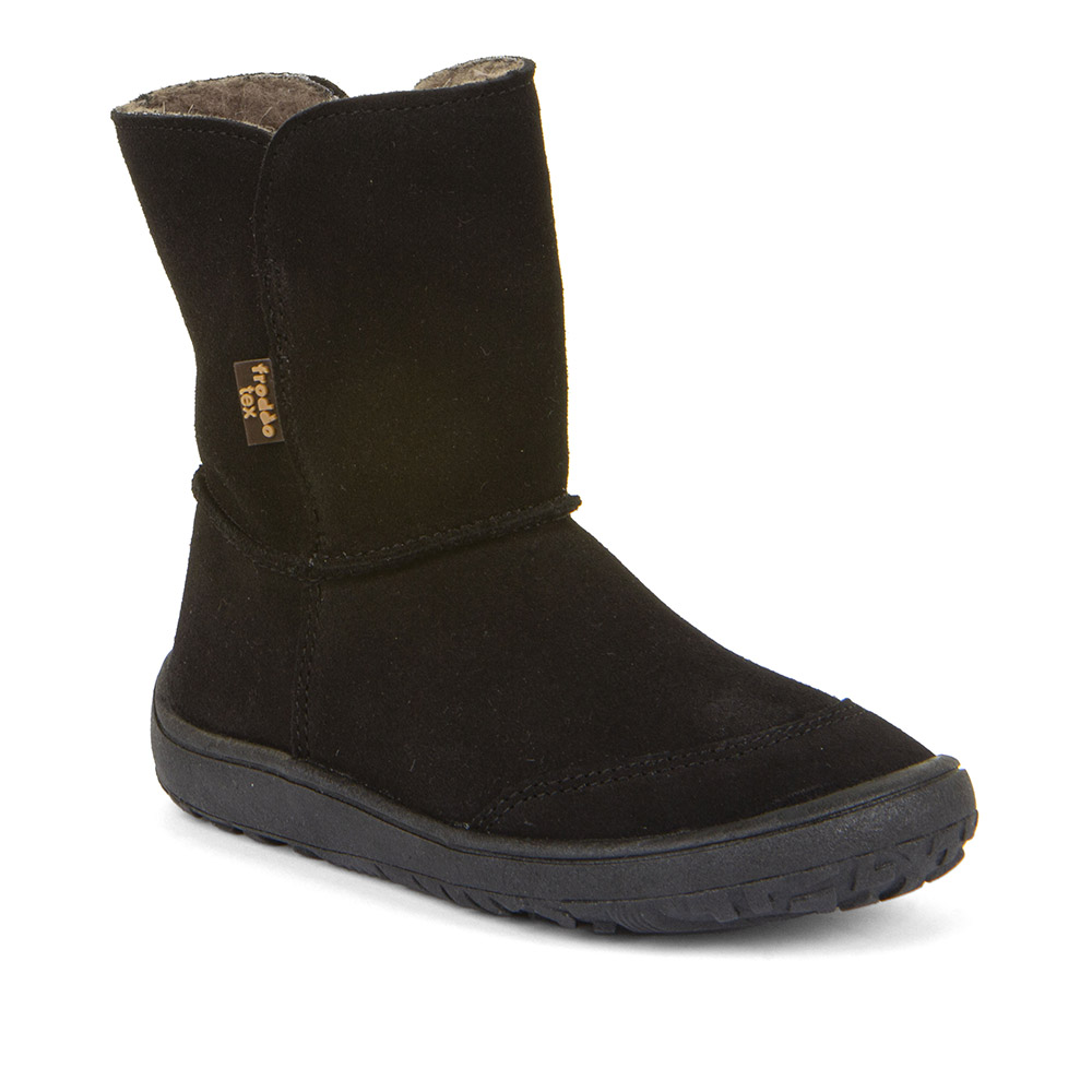 Froddo Barefoot Tex Suede winter boots Black