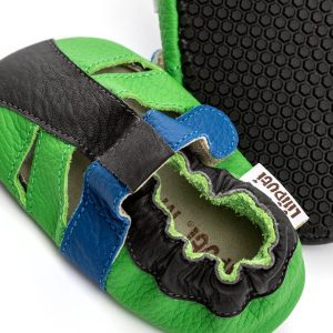 Liliputi Bamboo sandals with anti-slip soles