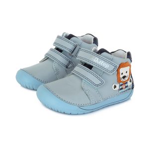 D.D.Step leather boots Sky Blue Lion