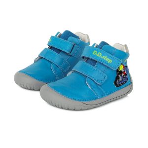 D.D.Step leather boots Sky Blue Astronaut