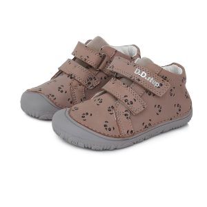 D.D.Step leather boots Cream Panda