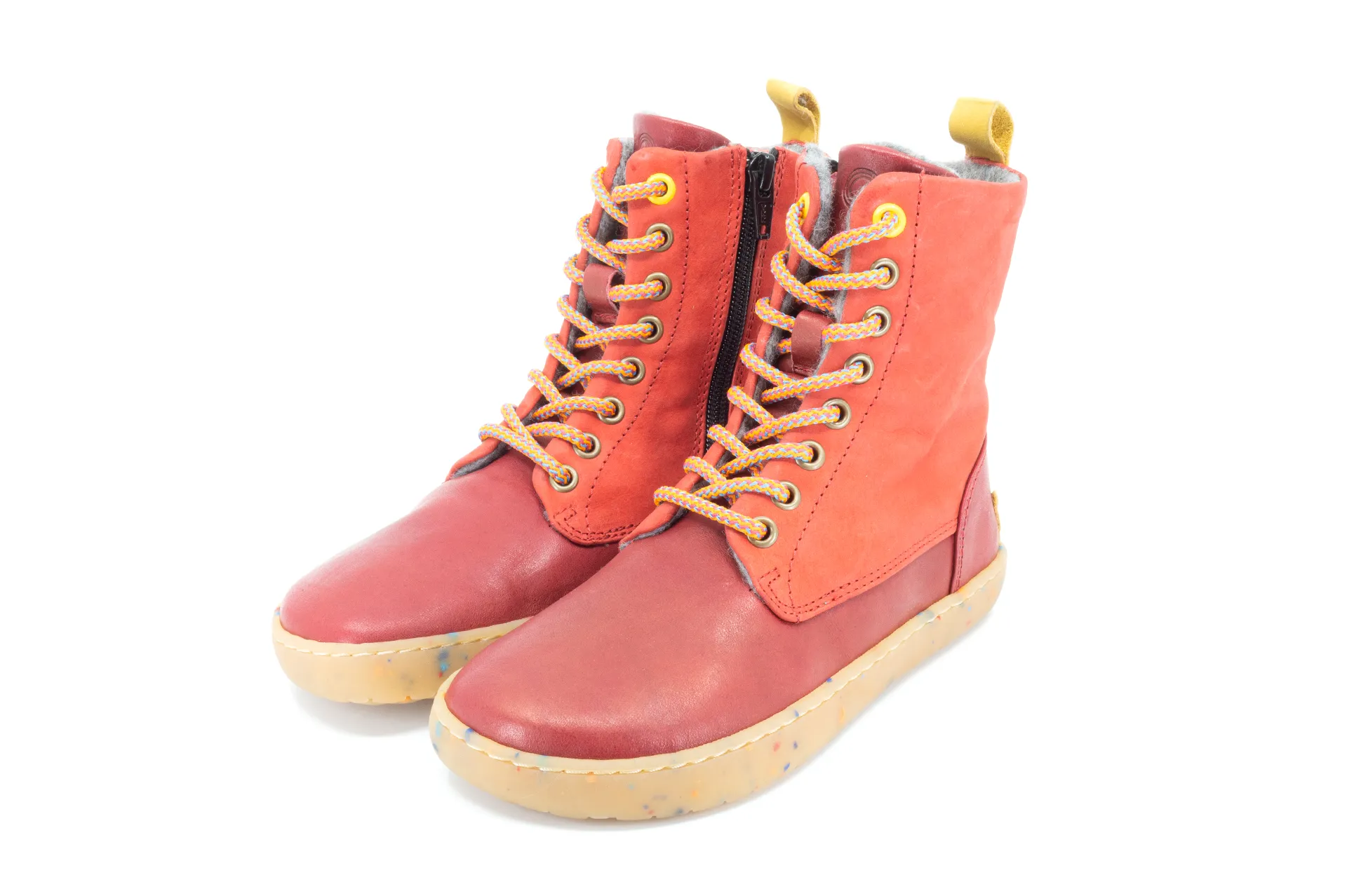Mukishoes Tzippy Red winter kids boots