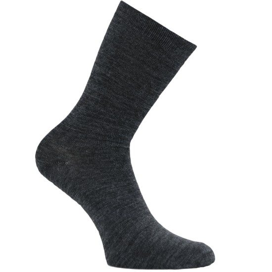 Vegateksa Warm Thin 80% Merino Wool Socks Dark Grey Melange