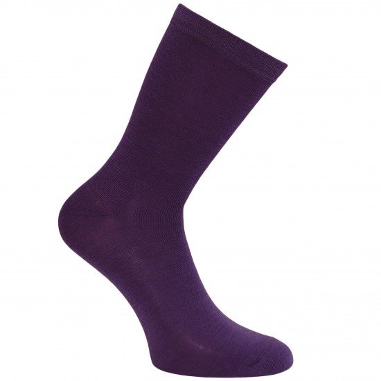 Vegateksa Warm Thin 80% Merino Wool Socks Dark Purple