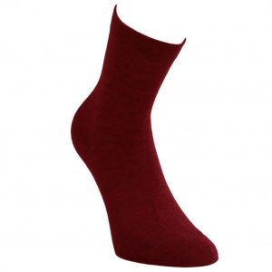 Vegateksa Warm Thin 50% Merino Wool Socks Bordeaux