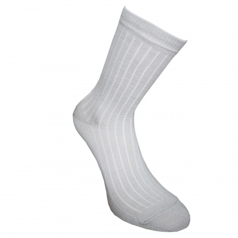 Vegateksa Very Soft Extra Fine 85% Merino Wool Ripe Pattern Socks Sky Blue