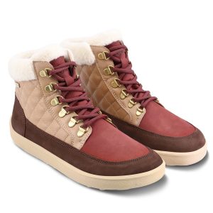 Be Lenka Olivia Brown & Burgundy winter boots