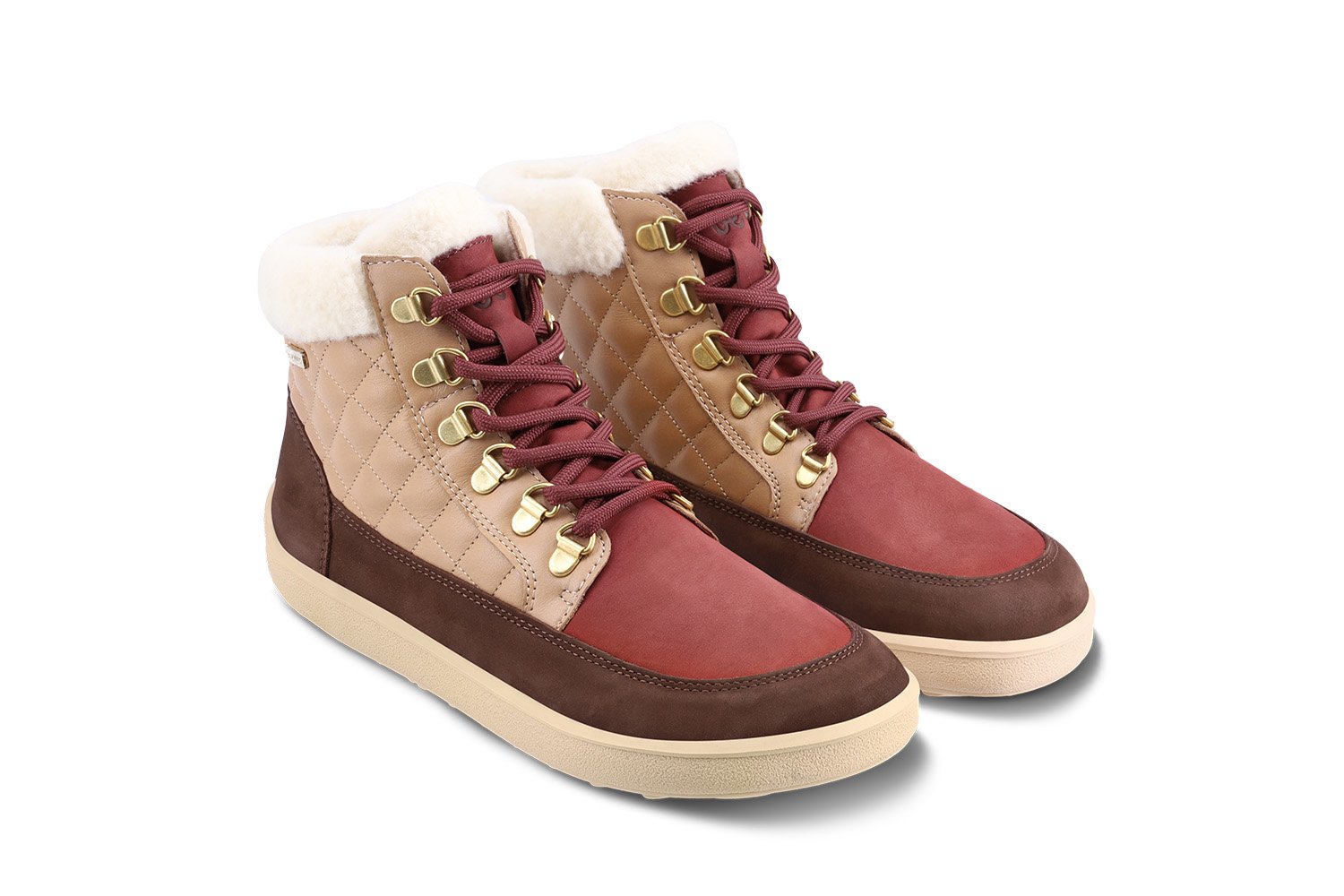 Be Lenka Olivia Brown & Burgundy winter boots