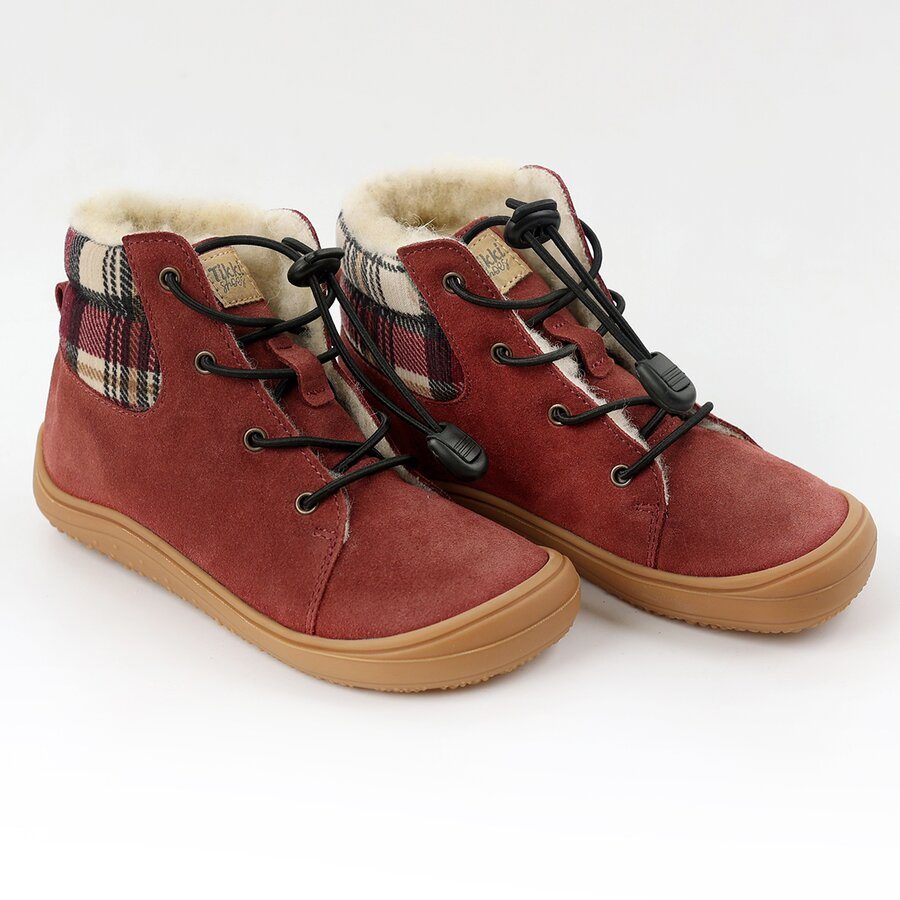 Tikki Beetle Leather Bordeaux winter boots