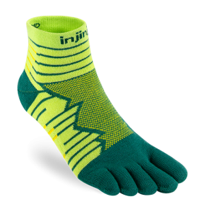 Injinji Ultra Run Mini-Crew Coolmax Deco toe socks