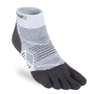 Injinji Run Lightweight Mini-Crew Coolmax Grey toe socks