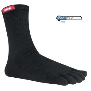 Injinji SPORT OriginalWeight Crew Coolmax Black
