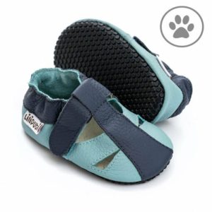 Liliputi Sky Paws sandals with anti-slip soles